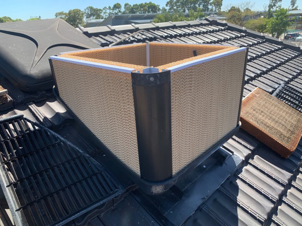 evaporative air conditioner service signs