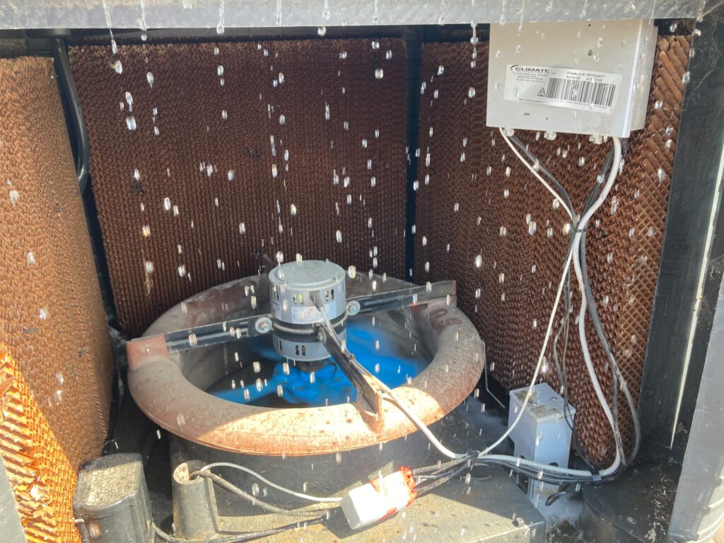 evaporative cooler lost airflow perth