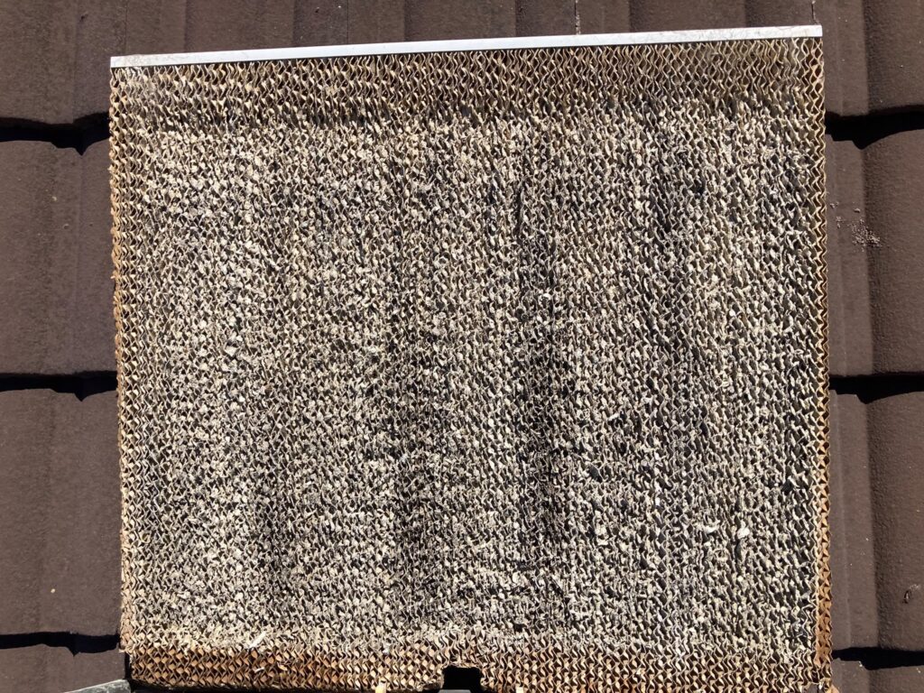 evaporative cooling filter pad replacement